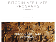 Tablet Screenshot of bitcoinaffiliateprograms.biz